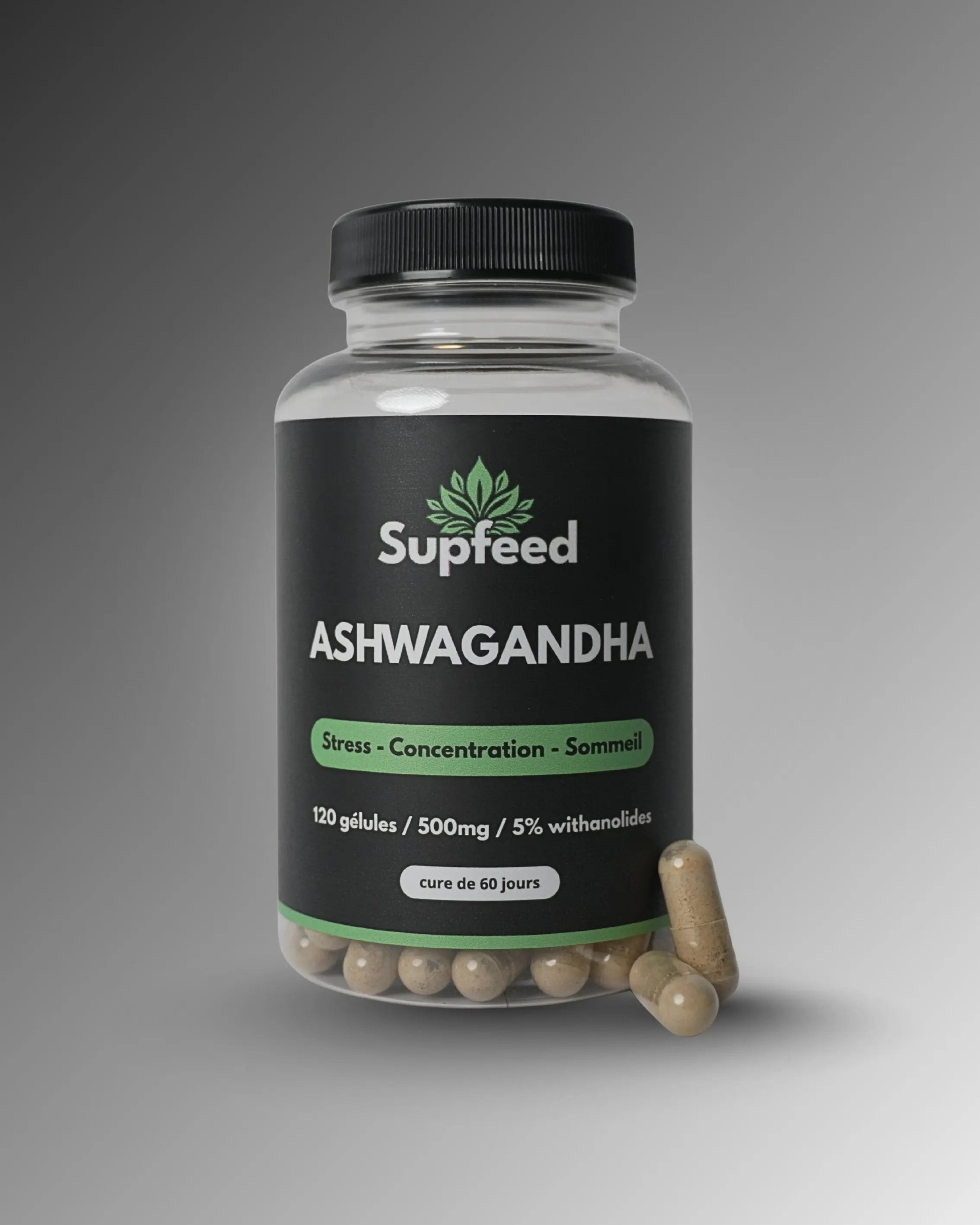 Ashwagandha - 120 gélules Supfeed