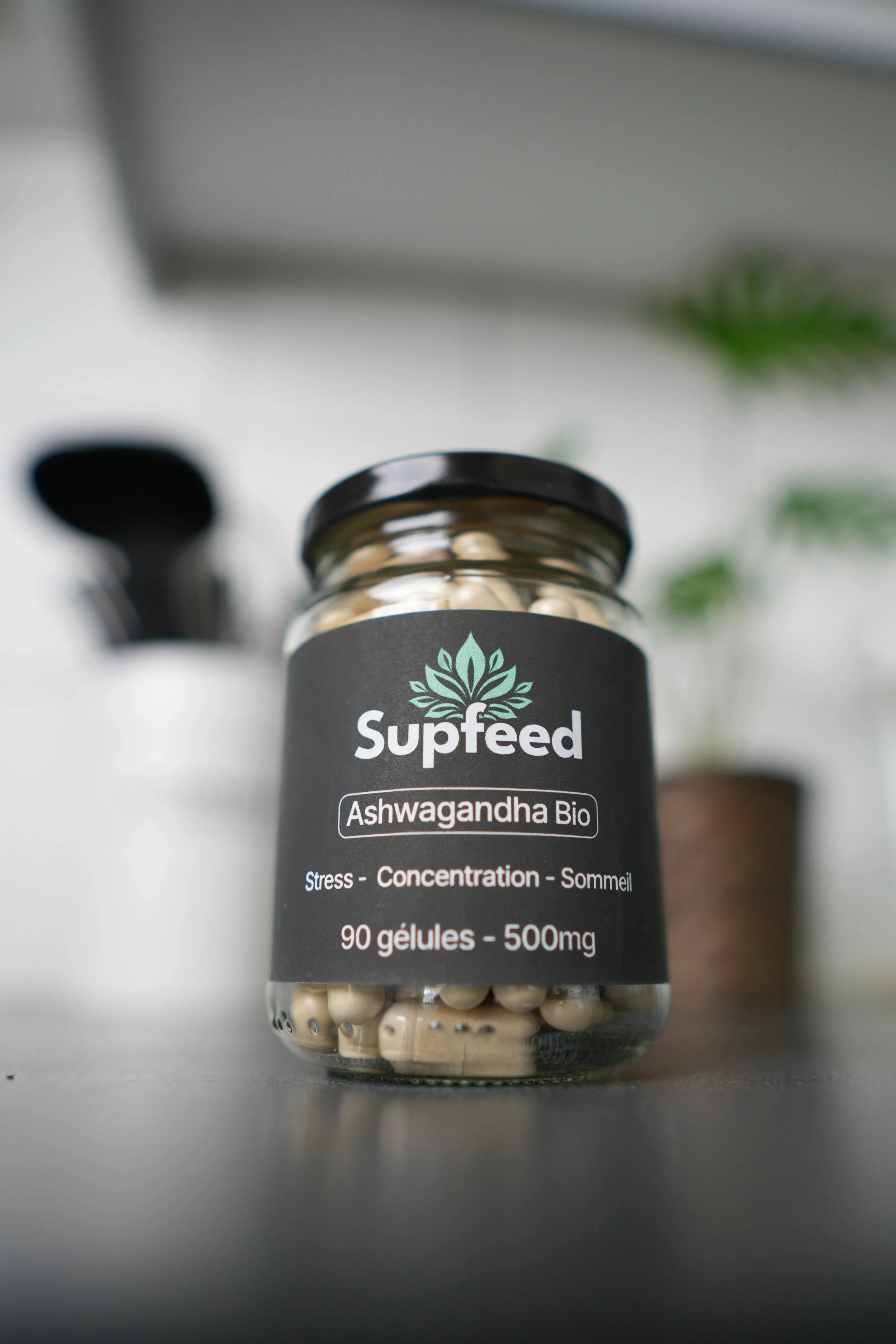 Ashwagandha bio en gélule - 90 gélules Supfeed