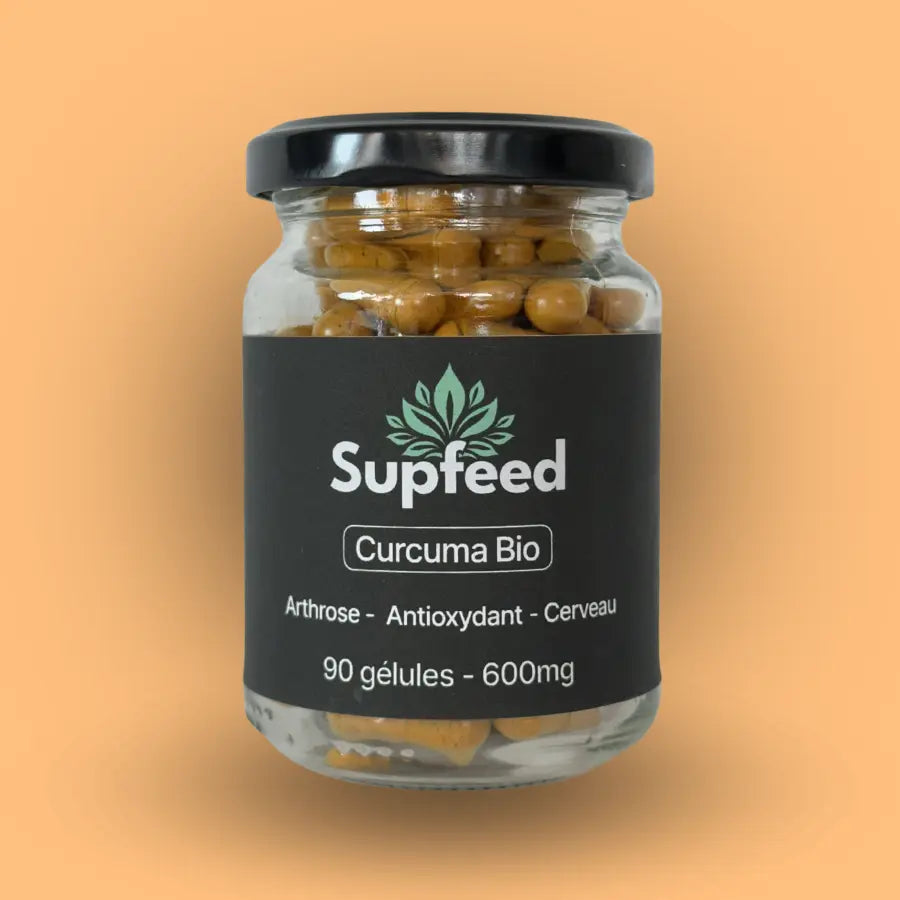 Curcuma bio en gélule - 90 gélules - Supfeed