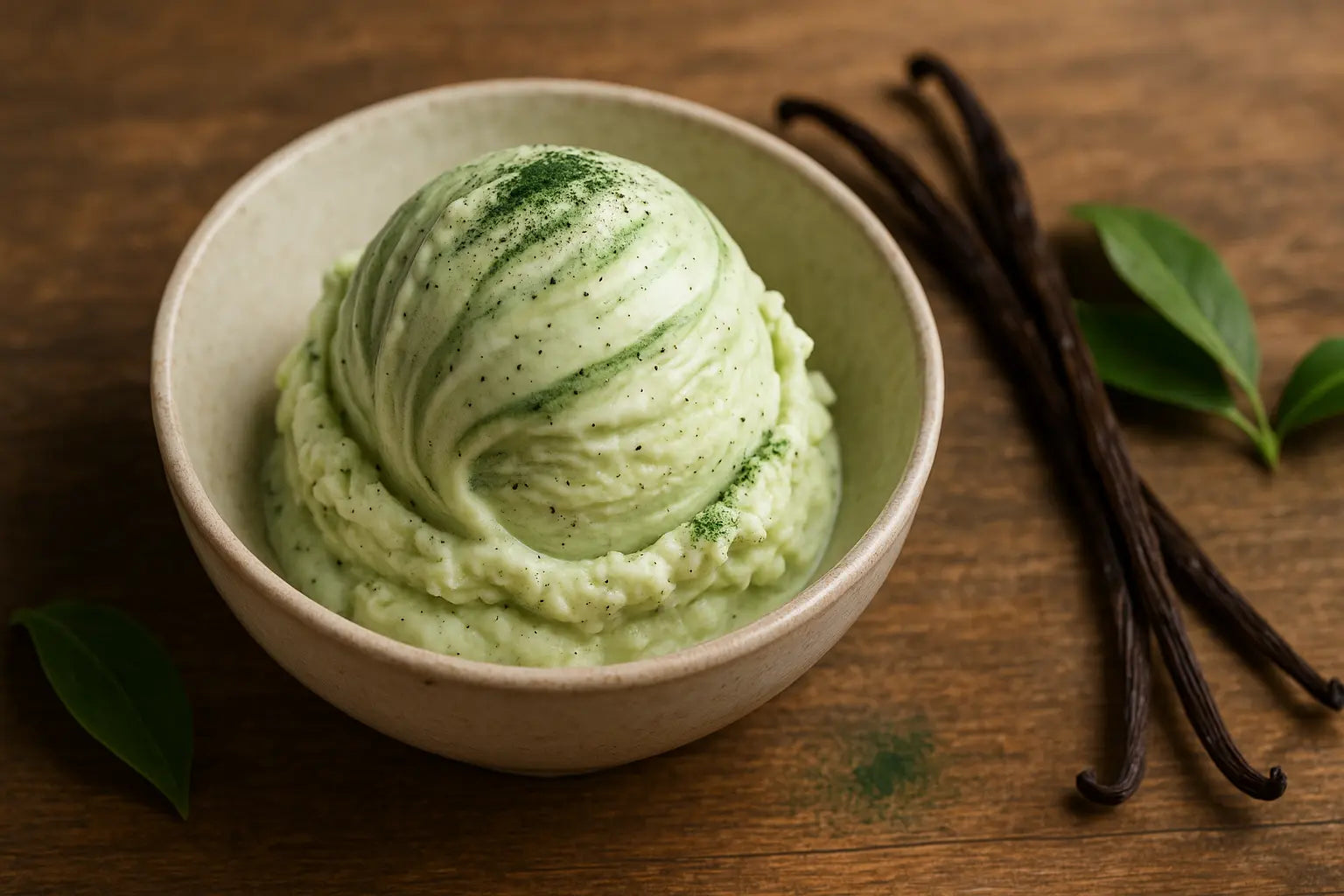 Crème-glacée-spiruline-vanille Supfeed