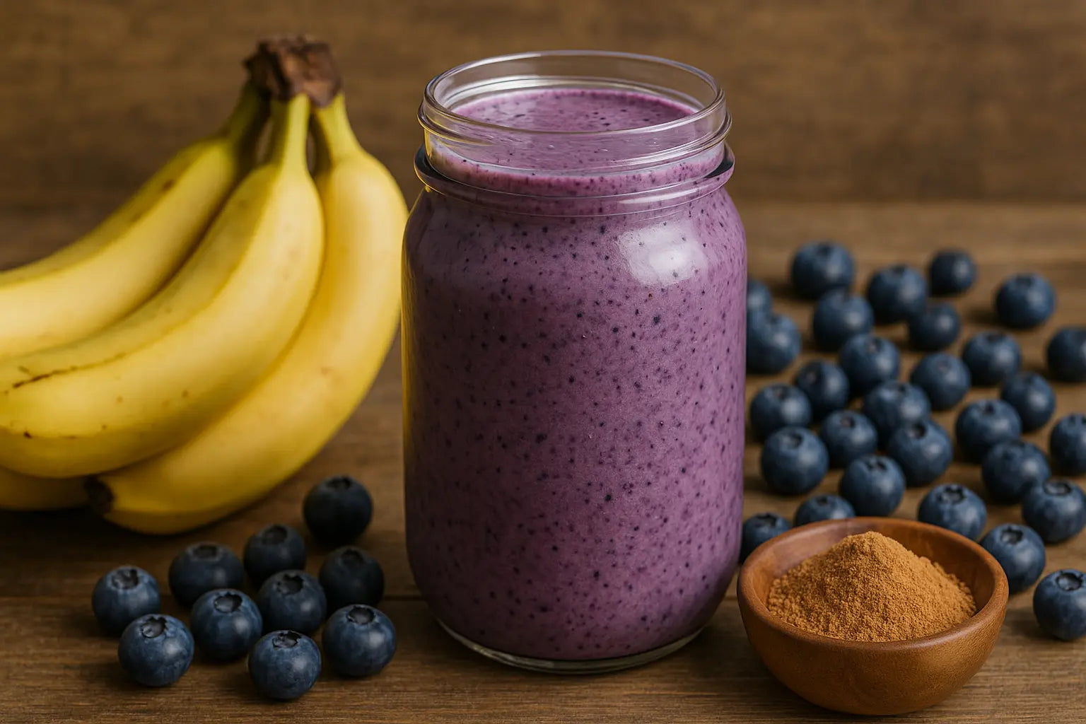 Smoothie-Banane-Myrtilles-Guarana Supfeed