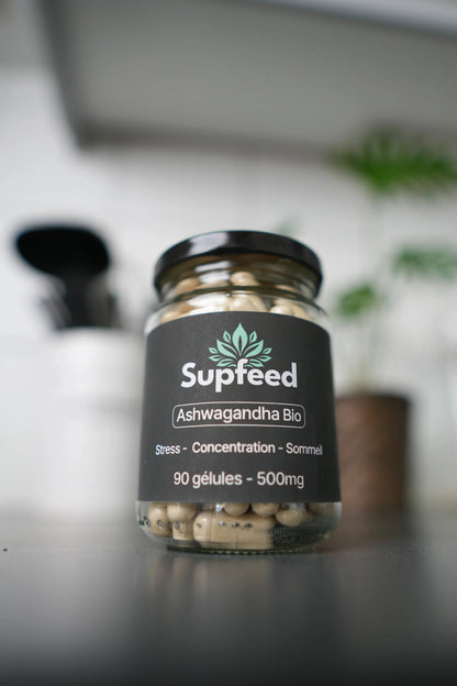 Ashwagandha bio en gélule - 90 gélules Supfeed