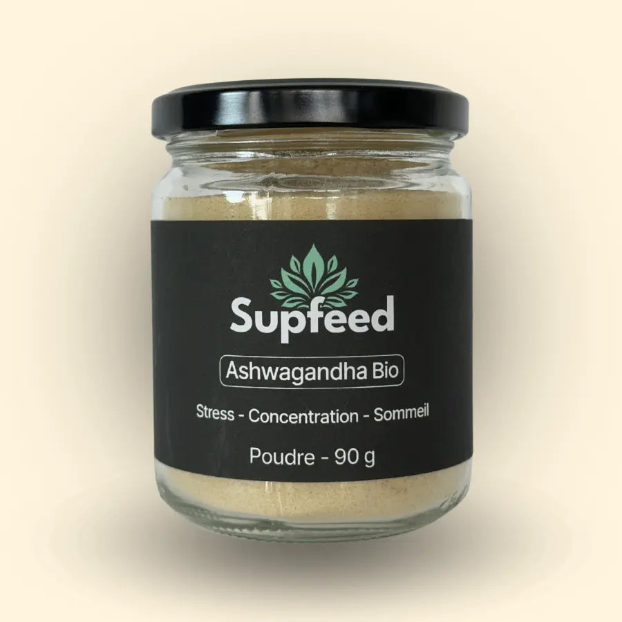 Ashwagandha en poudre bio - 90g - Supfeed