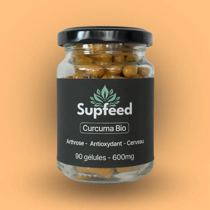 Curcuma bio en gélule - 90 gélules - Supfeed