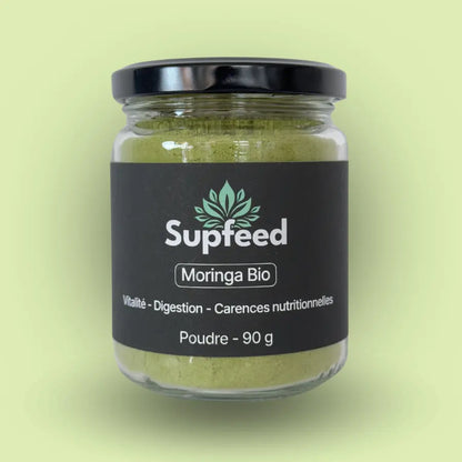 Moringa en poudre bio - 90g - Supfeed