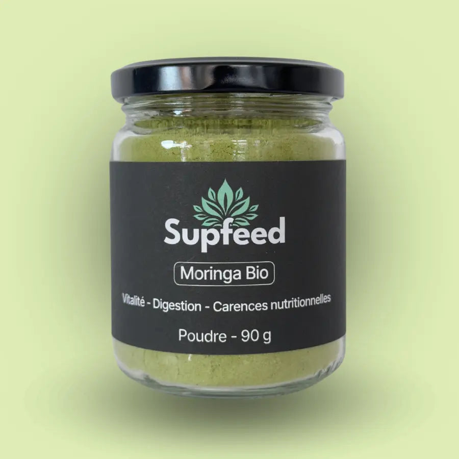 Moringa en poudre bio - 90g - Supfeed