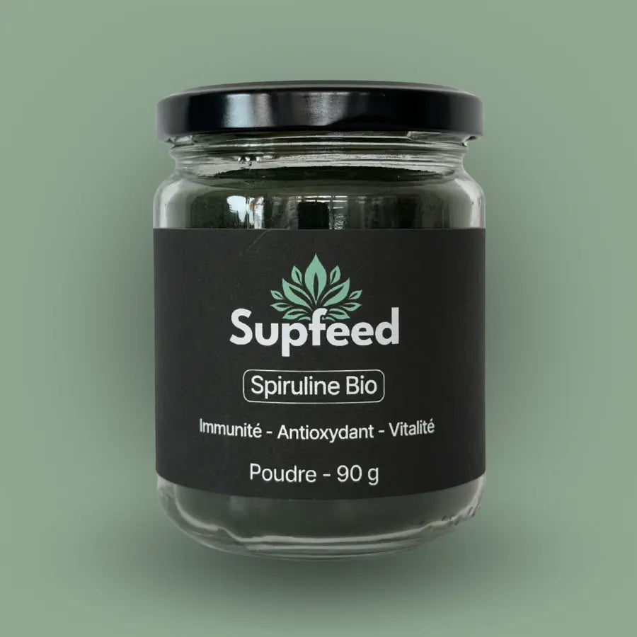 spiruline en poudre bio - 90g - Supfeed